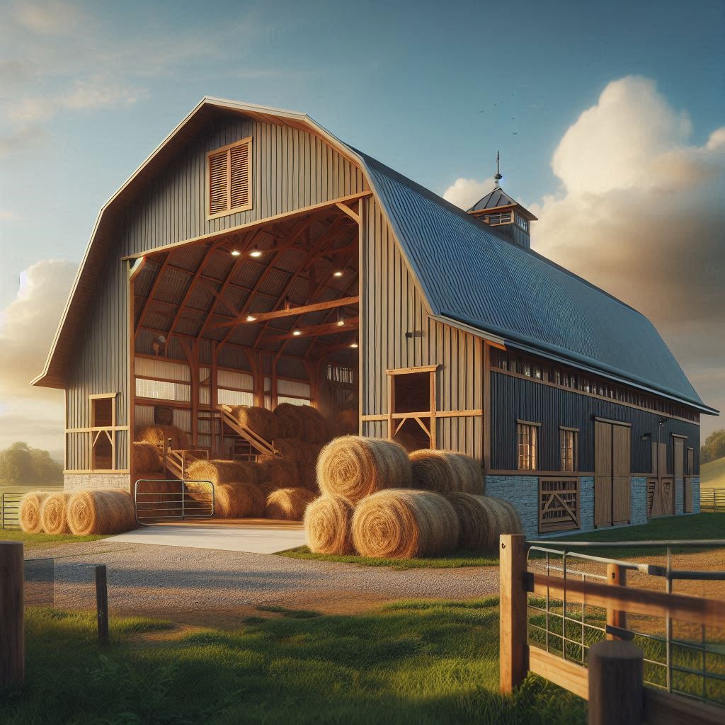 Pole Barn Farm Building